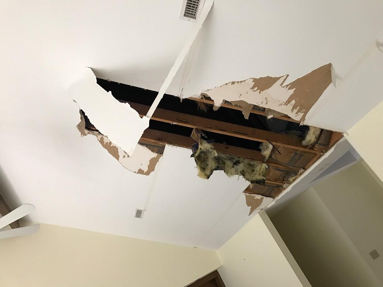 Roof damage